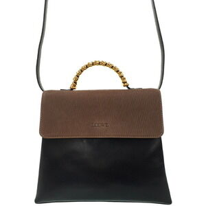 LOEWE Velzquez Leather Shoulder Bag Handbag Bag